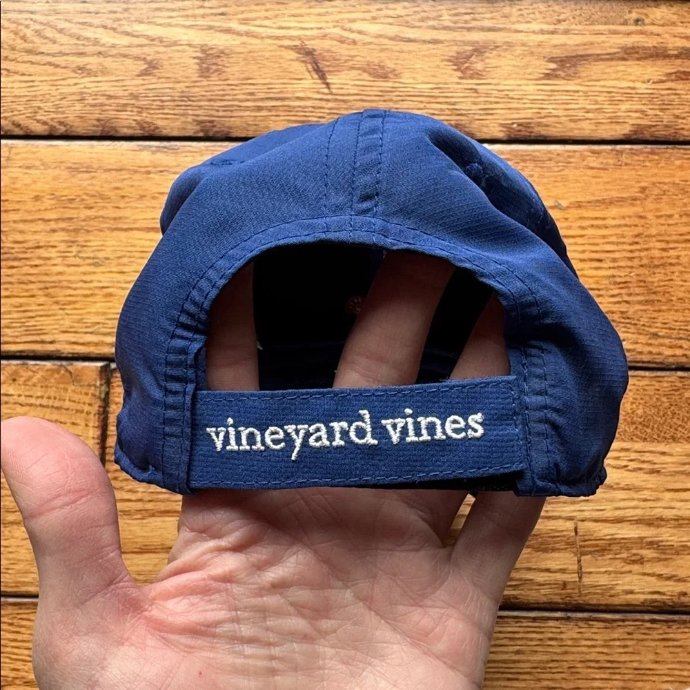 Vineyard Vines Lacrosse Sticks‎ Blue Adjustable Baseball Cap Hat Whale Logo Blue - Picture 5 of 12